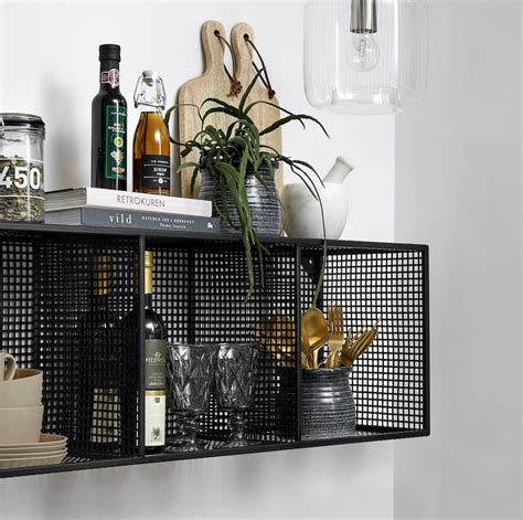 black metal box wall shelf|black metal wall shelf ikea.